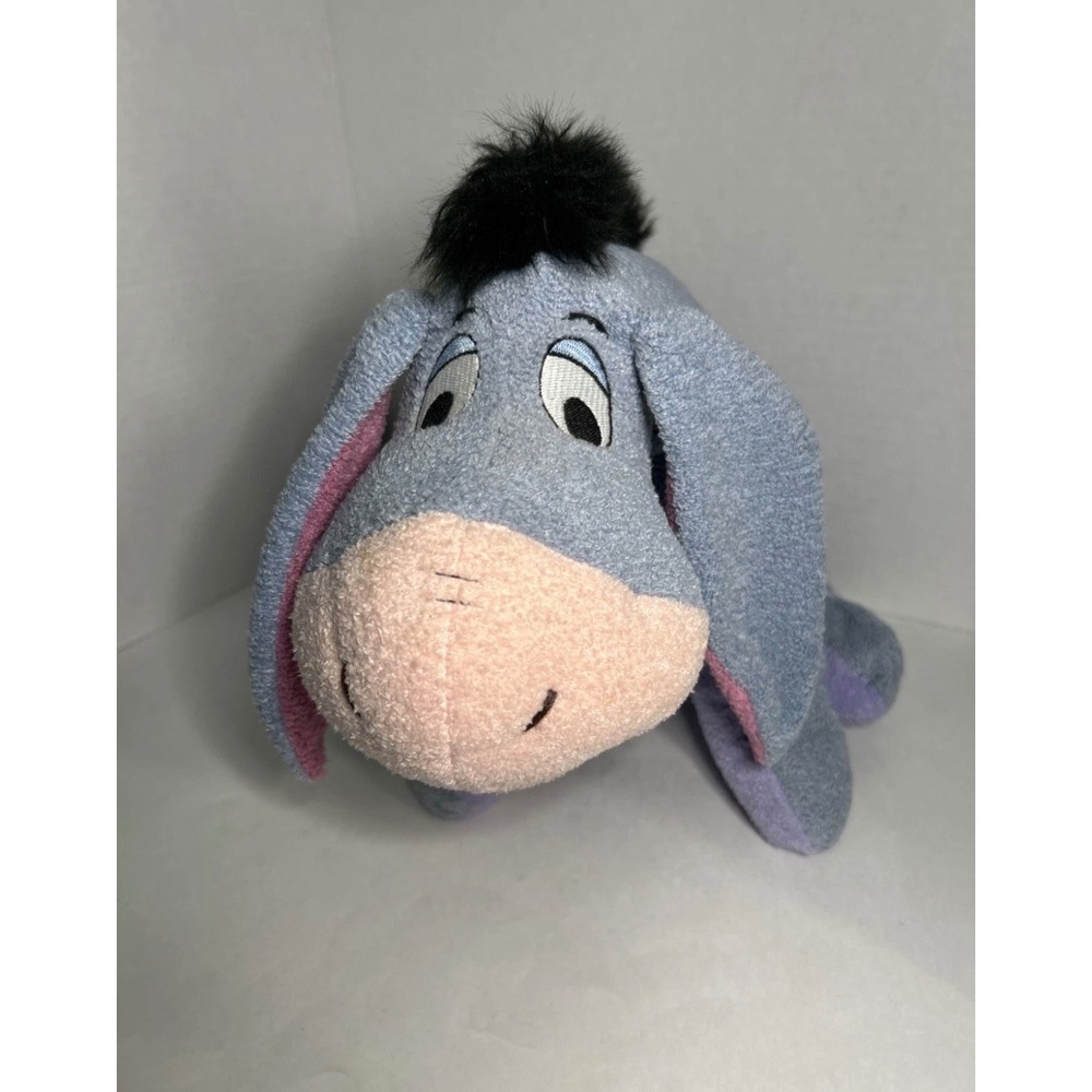Disney Applause Eeyore Plush Winnie the Pooh Stuffed Animal Blue Donkey